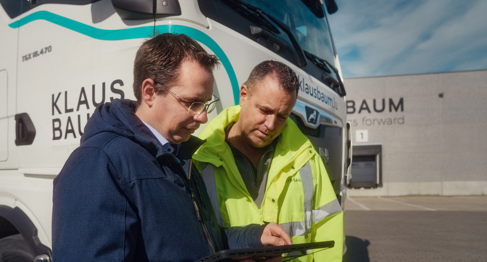 Andy Baum con uno de los conductores